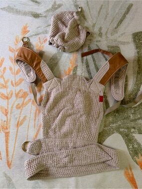 Sakura Bloom Waffle Scout - Coco & Camel Leather